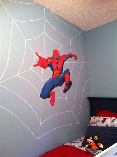 Spiderman wall decor - What’s Halloween without Halloween decorations? The costumes, candy and trick-or-treating might all fall flat without the added atmosphere of crafty, creepy decorations. Do you hav...